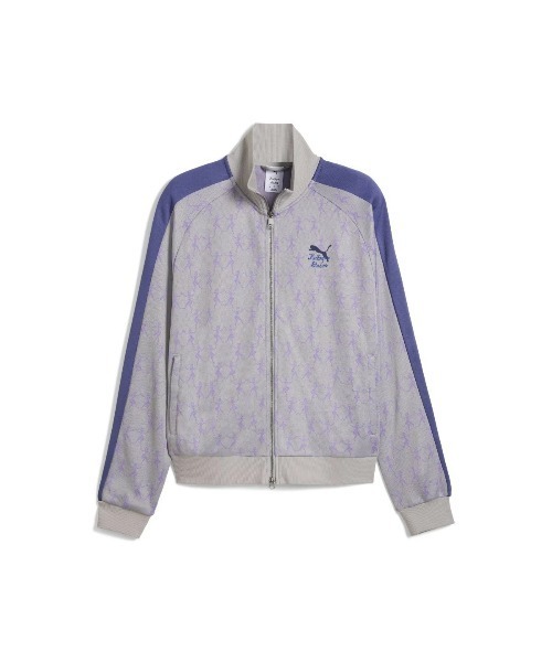 PUMA(プーマ)の「PUMA PUMA x KIDSUPER T7 JACKET(プーマ プーマ x キッドスーパー T7 ジャケット)(ジャージ・メンズ・レッド系/グレー系・MEDIUM/LARGE/X-LARGE)」の3枚目の写真