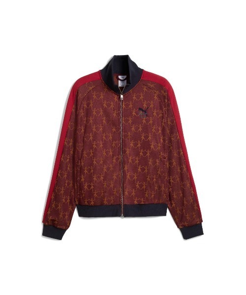 PUMA(プーマ)の「PUMA PUMA x KIDSUPER T7 JACKET(プーマ プーマ x キッドスーパー T7 ジャケット)(ジャージ・メンズ・レッド系/グレー系・MEDIUM/LARGE/X-LARGE)」の5枚目の写真
