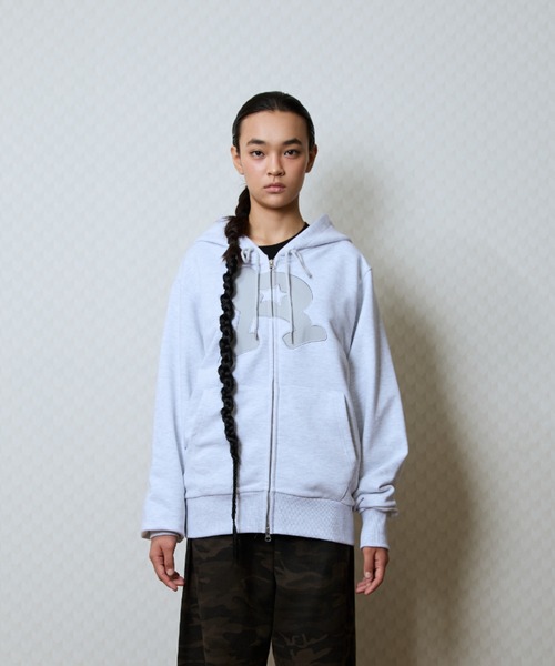 LUVISTRUE（ラヴイズトゥルー）の「GT R HOOD ZIP UP（パーカー・レディース・ブラック/その他/ネイビー・FREE）」の17枚目の写真