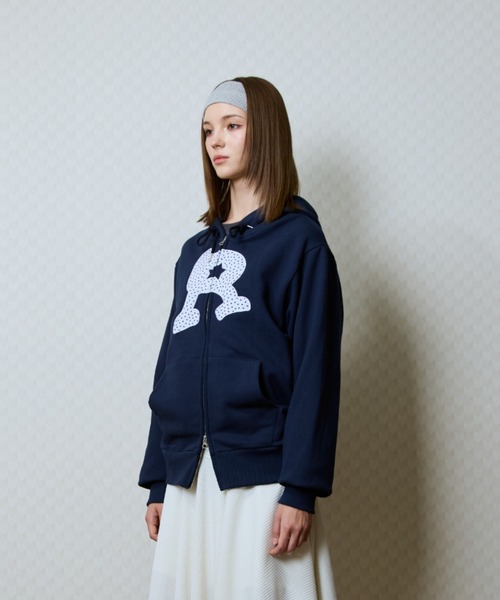 LUVISTRUE（ラヴイズトゥルー）の「GT R HOOD ZIP UP（パーカー・レディース・ブラック/その他/ネイビー・FREE）」の16枚目の写真