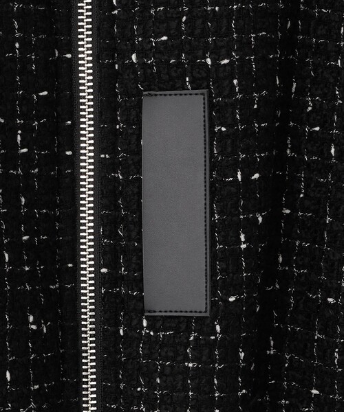 LOVELESS（ラブレス）の「モノトーンツイードコンビMA-1（MA-1・メンズ・ブラック・L/M/S）」の15枚目の写真