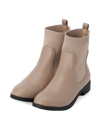 grove | 【人間工学/履き心地らくちん】ニットコンビブーツ(ブーツ)