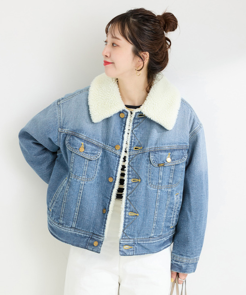 Lee（リー）の「ウォッシャブル / LEE/リー BOA STORMRIDER（その他アウター・レディース・ブラウン/ブルー・MEDIUM）」の2枚目の写真