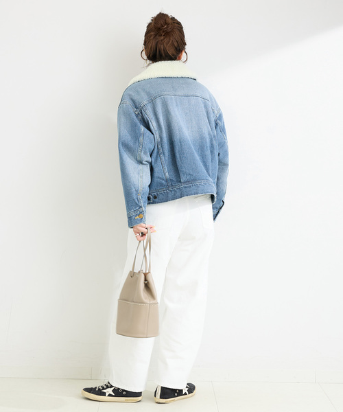 Lee（リー）の「ウォッシャブル / LEE/リー BOA STORMRIDER（その他アウター・レディース・ブラウン/ブルー・MEDIUM）」の4枚目の写真