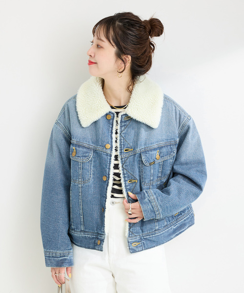 Lee（リー）の「ウォッシャブル / LEE/リー BOA STORMRIDER（その他アウター・レディース・ブラウン/ブルー・MEDIUM）」の5枚目の写真