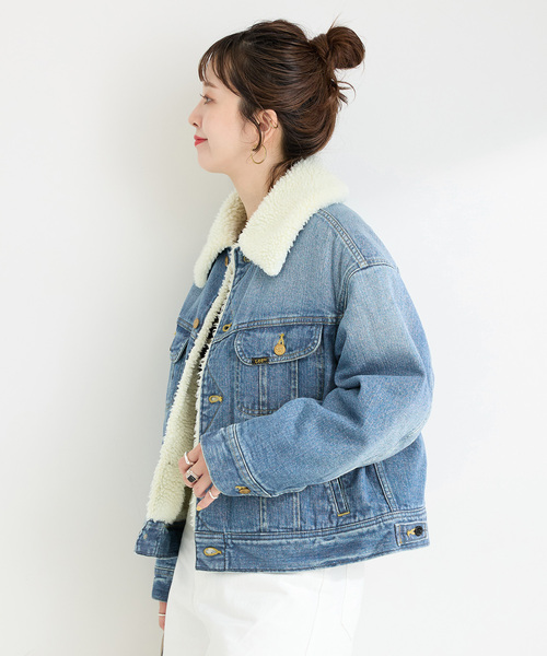 Lee（リー）の「ウォッシャブル / LEE/リー BOA STORMRIDER（その他アウター・レディース・ブラウン/ブルー・MEDIUM）」の6枚目の写真