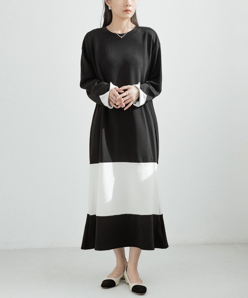 セール】ロングスリーブワンピース（ワンピース）｜MAISON DE THERESE