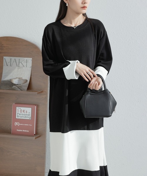 セール】ロングスリーブワンピース（ワンピース）｜MAISON DE THERESE