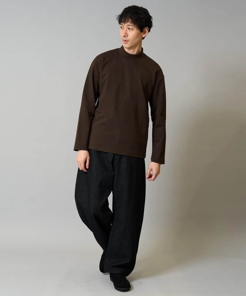 a.v.v（アーヴェヴェ）の「【洗濯機で洗える】デニムバレルレッグイージーパンツ（その他パンツ・メンズ・ネイビー/ブラック・48/46）」の7枚目の写真