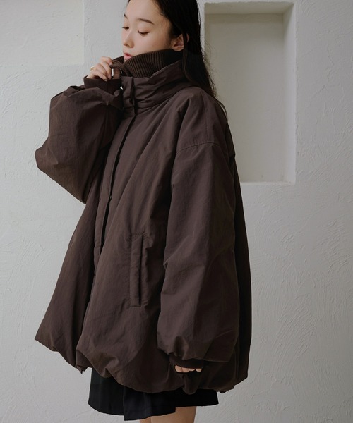 apres jour clair】バルーン中綿アウター（ブルゾン）｜apres jour