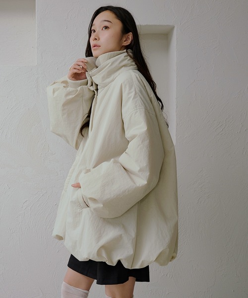 apres jour clair バルーン中綿アウター アイボリー apres jour clair】バルーン中綿アウター（ブルゾン）｜apres jour