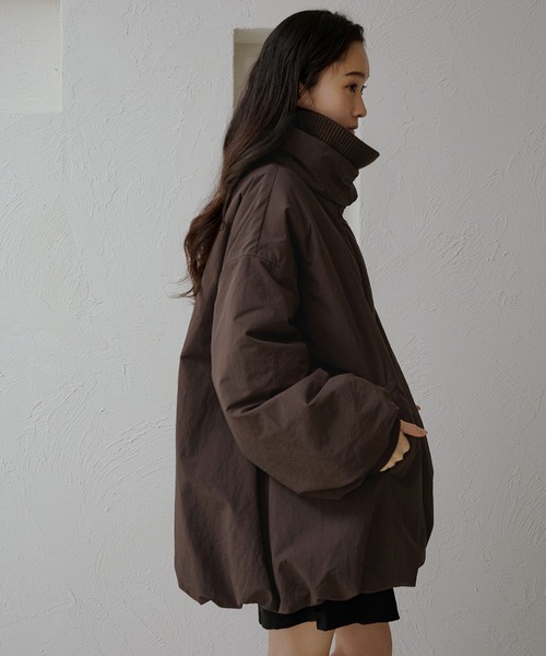 apres jour clair】バルーン中綿アウター（ブルゾン）｜apres jour