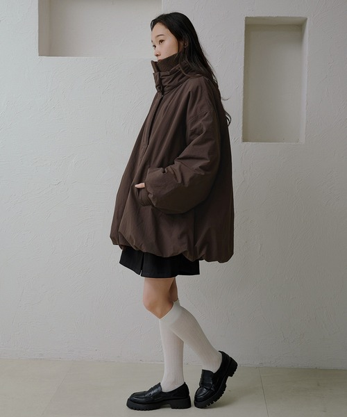 apres jour clair】バルーン中綿アウター（ブルゾン）｜apres jour