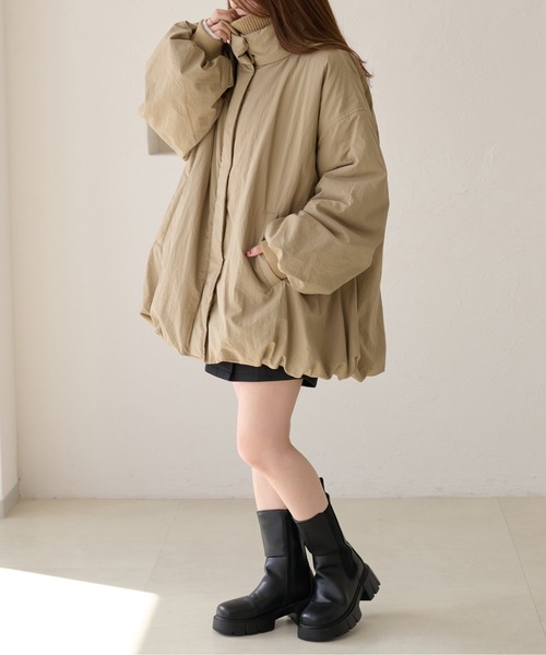 apres jour clair】バルーン中綿アウター（ブルゾン）｜apres jour