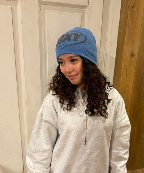 ROXY(ロキシー)の「NAUGHTY BEANIE /ロキシーリバーシブルロゴニット帽・ビーニー(ニットキャップ/ビーニー・レディース・ホワイト/ブルー/ブラック・FREE)」の21枚目の写真