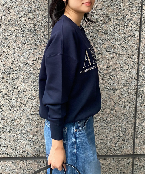 AMERICANA（アメリカーナ）の「【AMERICANA×MICA＆DEAL/ アメリカーナ×マイカ】ロゴニット（ニット/セーター・レディース・グレー/ネイビー/キャメル・フリー）」の10枚目の写真
