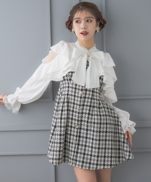 セール】ラッフルミニワンピース（ワンピース）｜couture BY ROJITA