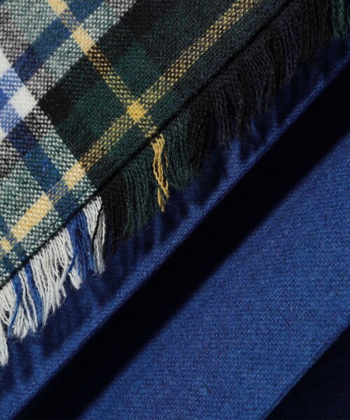 オニール　青チェックスカート ONEIL OF DUBLIN: コンビ キルト チェック スカート 25AW（スカート