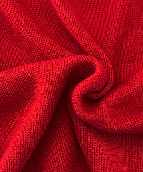 ELFRANK（エルフランク）の「ハートエルボーパッチ ニット プルオーバー《着用動画あり》（ニット/セーター・レディース・ネイビー/グレー/レッド・FREE）」の12枚目の写真