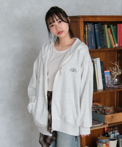 あったかヘビーウェイトZIPパーカー/AND YUA ANY/591453（パーカー