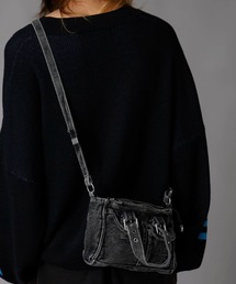 Theater code（シアターコード）の「Denim Fabric Belt Handle 2-Way Shoulder Bag / デニム生地 ベルトハンドル 2WAYショルダーバッグ（ショルダーバッグ・メンズ）」