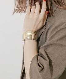 SMELLY | シンプルメタルワイドバングル(バングル/リストバンド)