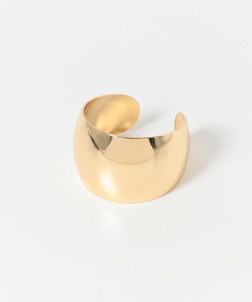 SMELLY（スメリー）の「シンプルメタルワイドバングル（バングル/リストバンド・レディース・ゴールド・-）」の5枚目の写真