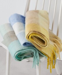 SHIPS any(シップス エニィ)のSHIPS any:〈手洗い可能〉ボリューム シャギー チェック マフラー (ユニセックス) 25AW◇(マフラー)