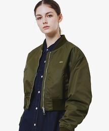 LACOSTE（ラコステ）の「クロップド丈 ショートMA-1ジャケット（ブルゾン）」