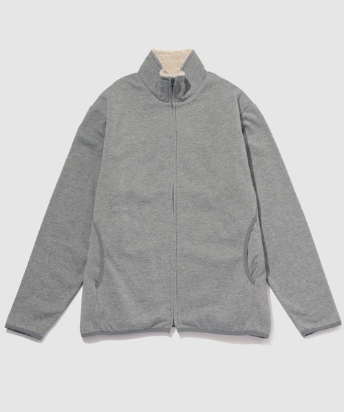 NAVY(ネイビー)の「【NAVY / ネイビー】 裏ボアフルジップブルゾン(ブルゾン・メンズ・オートミール/杢グレー/ネイビー/ブラック・L/M/XL/S)」の2枚目の写真
