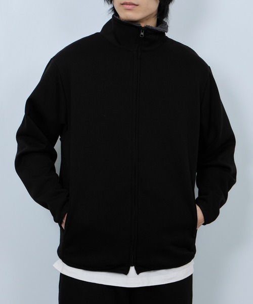 NAVY(ネイビー)の「【NAVY / ネイビー】 裏ボアフルジップブルゾン(ブルゾン・メンズ・オートミール/杢グレー/ネイビー/ブラック・L/M/XL/S)」の18枚目の写真