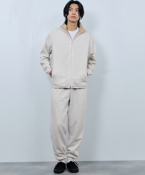 NAVY(ネイビー)の「【NAVY / ネイビー】 裏ボアフルジップブルゾン(ブルゾン・メンズ・オートミール/杢グレー/ネイビー/ブラック・L/M/XL/S)」の7枚目の写真