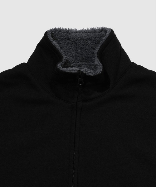NAVY(ネイビー)の「【NAVY / ネイビー】 裏ボアフルジップブルゾン(ブルゾン・メンズ・オートミール/杢グレー/ネイビー/ブラック・L/M/XL/S)」の13枚目の写真