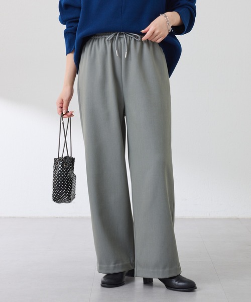 COLLAGE GALLARDAGALANTE(コラージュガリャルダガランテ)の「裏起毛ボンディングイージーパンツ/WEB限定カラー展開(その他パンツ・レディース・アイボリー/ブラック/ライトグレー・FREE)」の20枚目の写真