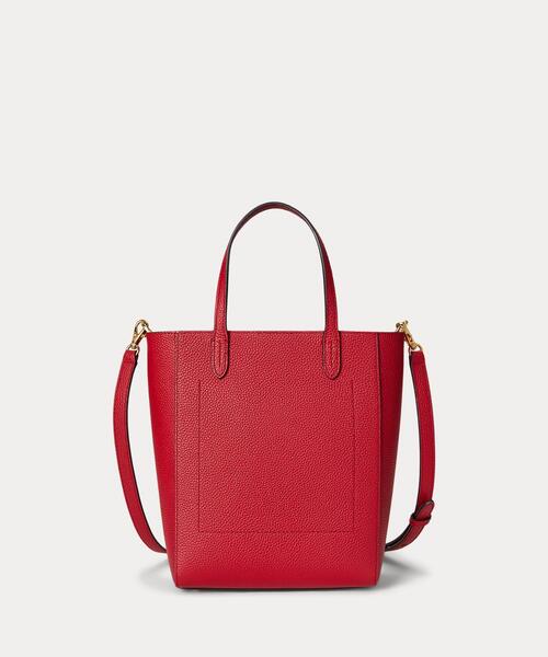 LAUREN RALPH LAUREN（ローレン ラルフ ローレン）の「ペブルド レザー スモール Cameryn トート バッグ（トートバッグ・レディース・レッド・ONE）」の3枚目の写真