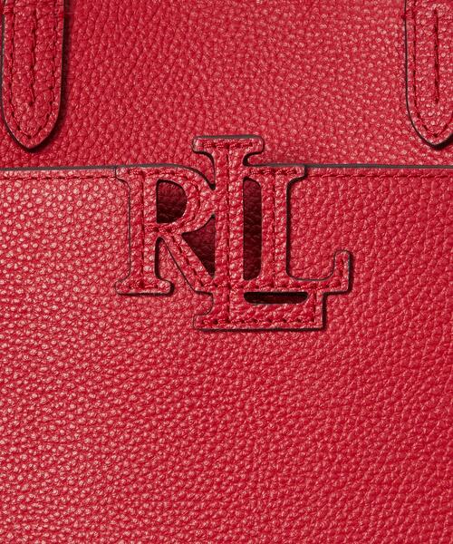 LAUREN RALPH LAUREN（ローレン ラルフ ローレン）の「ペブルド レザー スモール Cameryn トート バッグ（トートバッグ・レディース・レッド・ONE）」の5枚目の写真