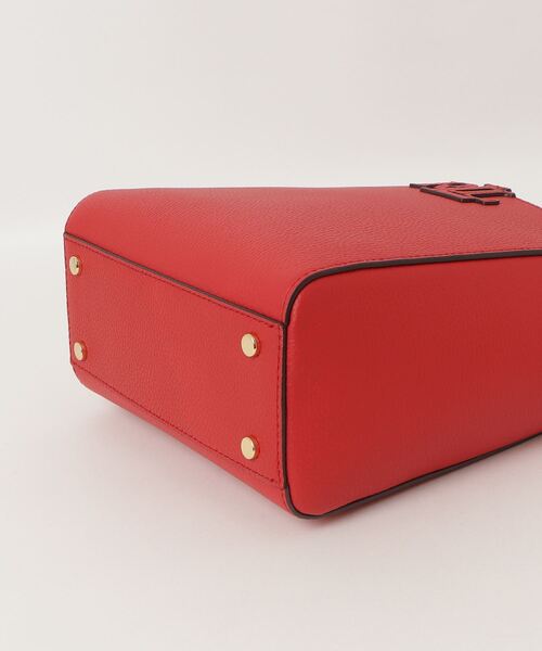 LAUREN RALPH LAUREN（ローレン ラルフ ローレン）の「ペブルド レザー スモール Cameryn トート バッグ（トートバッグ・レディース・レッド・ONE）」の10枚目の写真