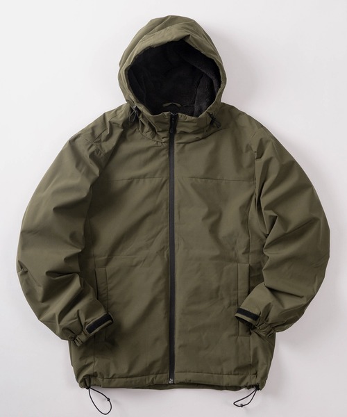 make a ray!（メイク ア レイ！）の「【76】裏シャギー ライトマウンテンパーカー/ALL WEATHER-TEX/撥水/防風（マウンテンパーカー・メンズ・グレー/ブラック/オリーブ・M/L）」の3枚目の写真