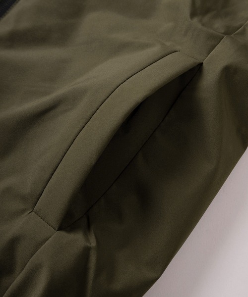 make a ray!（メイク ア レイ！）の「【76】裏シャギー ライトマウンテンパーカー/ALL WEATHER-TEX/撥水/防風（マウンテンパーカー・メンズ・グレー/ブラック/オリーブ・M/L）」の6枚目の写真