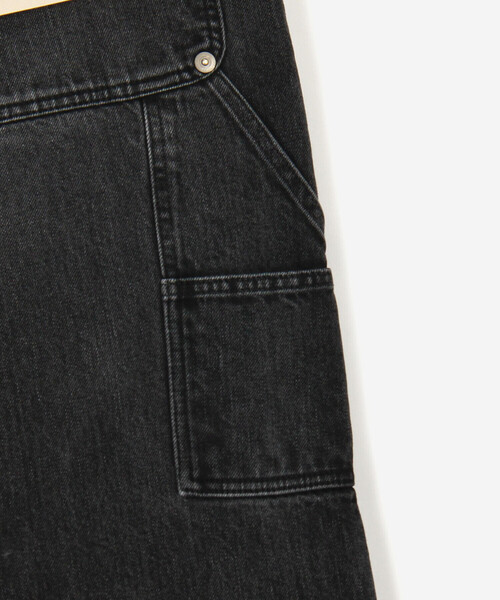 セール】INSCRIRE | ブラックデニム ダブルニーパンツ MEN（デニム