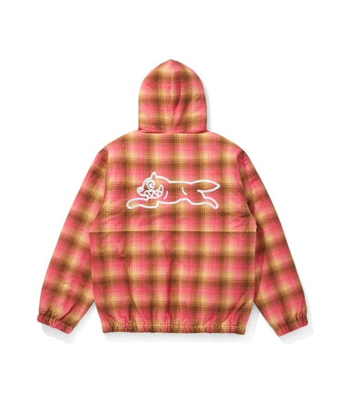 ICECREAM（アイスクリーム）の「EMBROIDERED LOGO BUGGY FLANNEL CHECK JACKET（ブルゾン・メンズ・ブラウン/グリーン・SMALL/MEDIUM/LARGE/X-LARGE）」の3枚目の写真