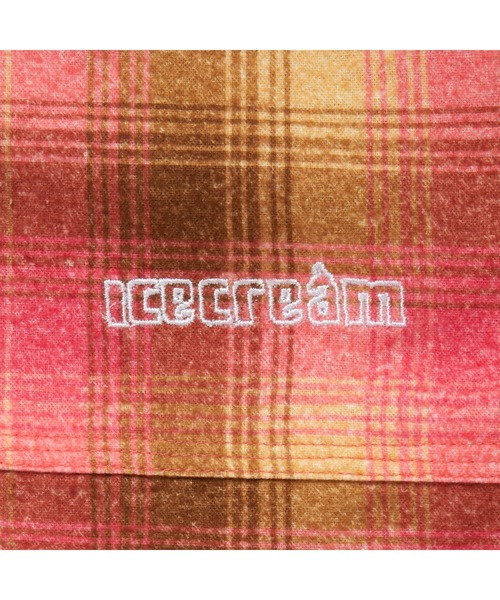 ICECREAM（アイスクリーム）の「EMBROIDERED LOGO BUGGY FLANNEL CHECK JACKET（ブルゾン・メンズ・ブラウン/グリーン・SMALL/MEDIUM/LARGE/X-LARGE）」の10枚目の写真