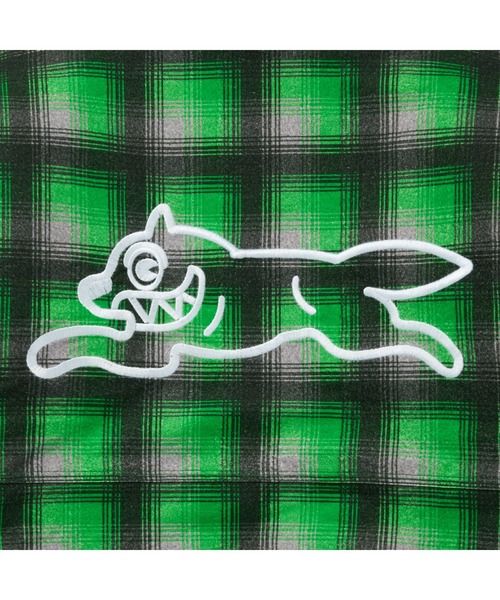 ICECREAM（アイスクリーム）の「EMBROIDERED LOGO BUGGY FLANNEL CHECK JACKET（ブルゾン・メンズ・ブラウン/グリーン・SMALL/MEDIUM/LARGE/X-LARGE）」の13枚目の写真