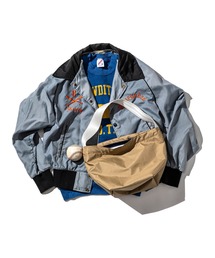 PUEBCO | RUBBERIZED FABRIC BAG W/ZIPPER(ショルダーバッグ)