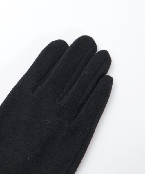 axes femme（アクシーズファム）の「レース使いベロアリボン手袋（手袋・レディース・ワイン/ブラック/グレー/ダークグリーン・FREE）」の8枚目の写真