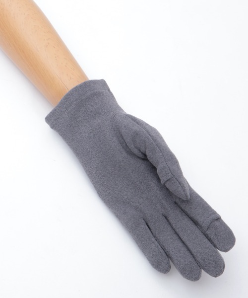 axes femme（アクシーズファム）の「レース使いベロアリボン手袋（手袋・レディース・ワイン/ブラック/グレー/ダークグリーン・FREE）」の16枚目の写真