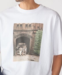 SHIPS×TAKE IVY:『TAKE NVY』メッセージ フォト Tシャツ
