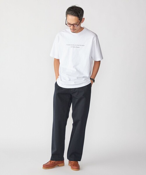 SHIPS（シップス）の「SHIPS×TAKE IVY:『TAKE NVY』メッセージ フォト Tシャツ（Tシャツ/カットソー・メンズ・ブラック/ホワイト系/ホワイト/ライトホワイト・SMALL/MEDIUM/LARGE/X-LARGE）」の6枚目の写真