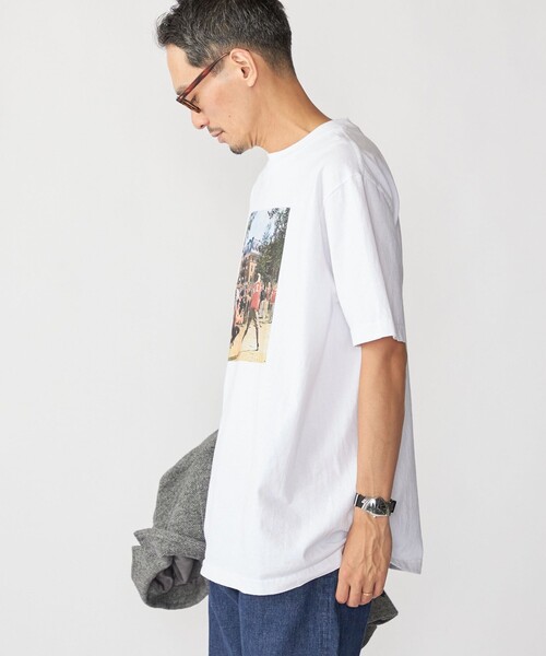SHIPS（シップス）の「SHIPS×TAKE IVY:『TAKE NVY』メッセージ フォト Tシャツ（Tシャツ/カットソー・メンズ・ブラック/ホワイト系/ホワイト/ライトホワイト・SMALL/MEDIUM/LARGE/X-LARGE）」の18枚目の写真