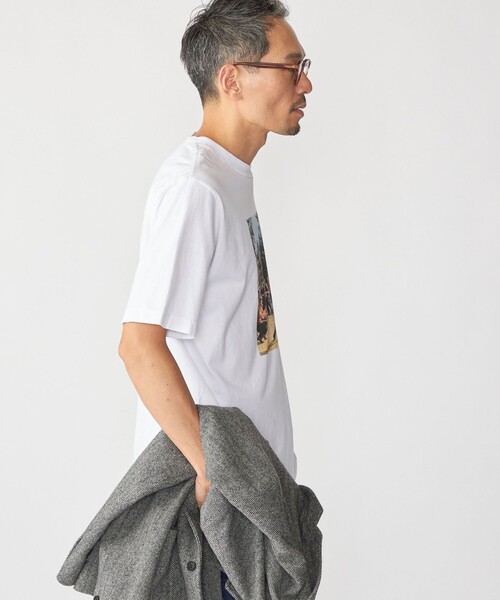 SHIPS（シップス）の「SHIPS×TAKE IVY:『TAKE NVY』メッセージ フォト Tシャツ（Tシャツ/カットソー・メンズ・ブラック/ホワイト系/ホワイト/ライトホワイト・SMALL/MEDIUM/LARGE/X-LARGE）」の20枚目の写真